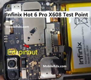 Infinix Hot 6 Pro X608 Test Point For Flashing FRP Lock Remove