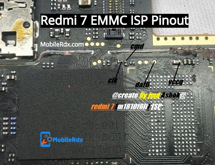 Redmi Note 7 Pro Isp Pinout Emmc Ways For Remove Mi Account And Frp