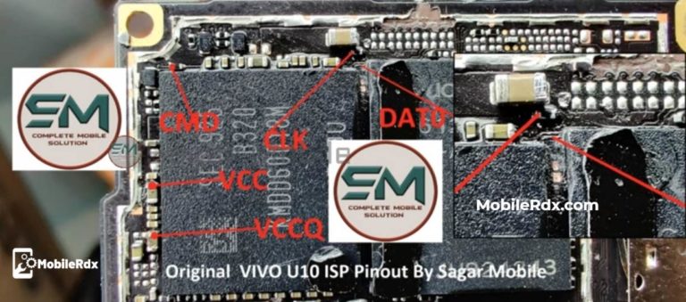 Vivo U Isp Pinout For Remove User Lock And Bypass Frp