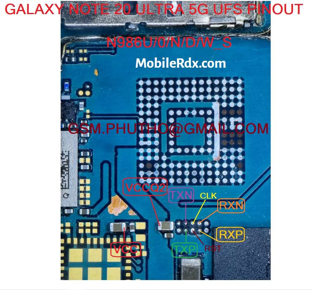 Samsung A Sm A F Ufs Isp Pinout Test Point Edl Mode H Vrogue Co