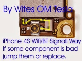 iPhone 4 Wi-Fi Or Bluetooth Not Working Problem Jumper Solution
