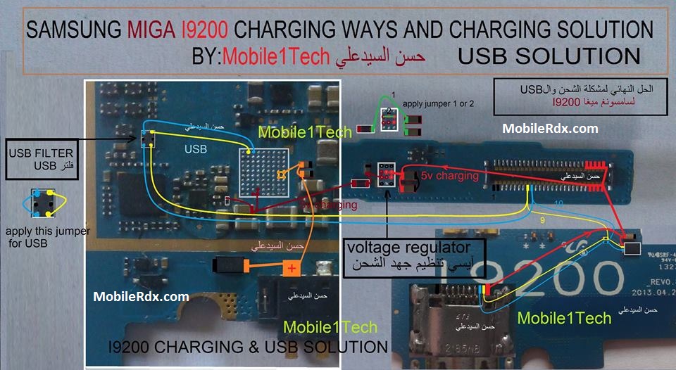 Samsung Gt I90 Charging Ways Charging Solution Usb Jumper