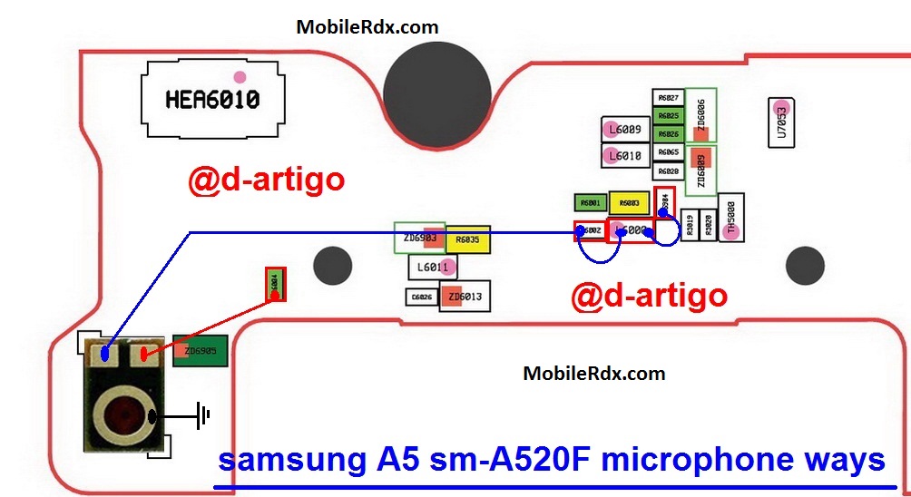 Samsung-Galaxy-A5-A520F-Mic-Solution-Mic