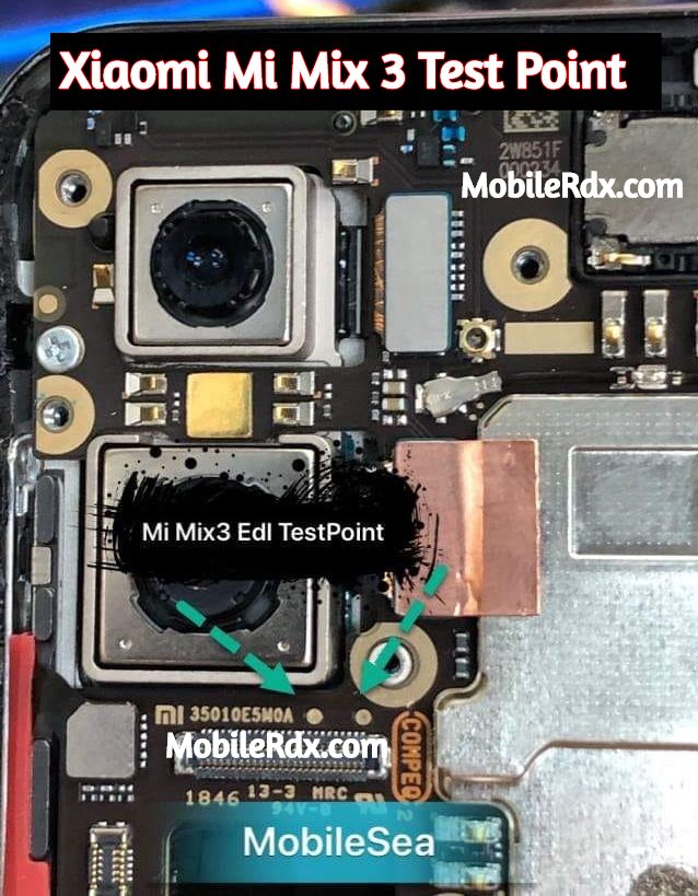 Xiaomi Mi Mix 3 Test Point Edl 9008 Mode For Flashing