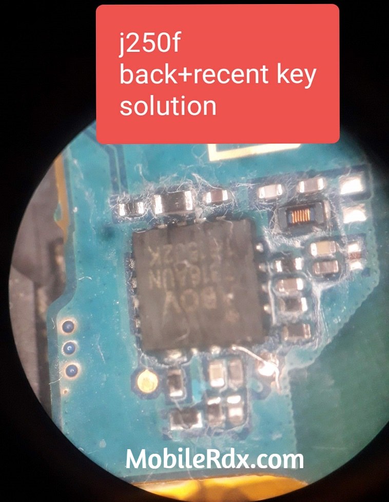 Samsung J250f Back And Recent Button Jumper Touch Key Ways