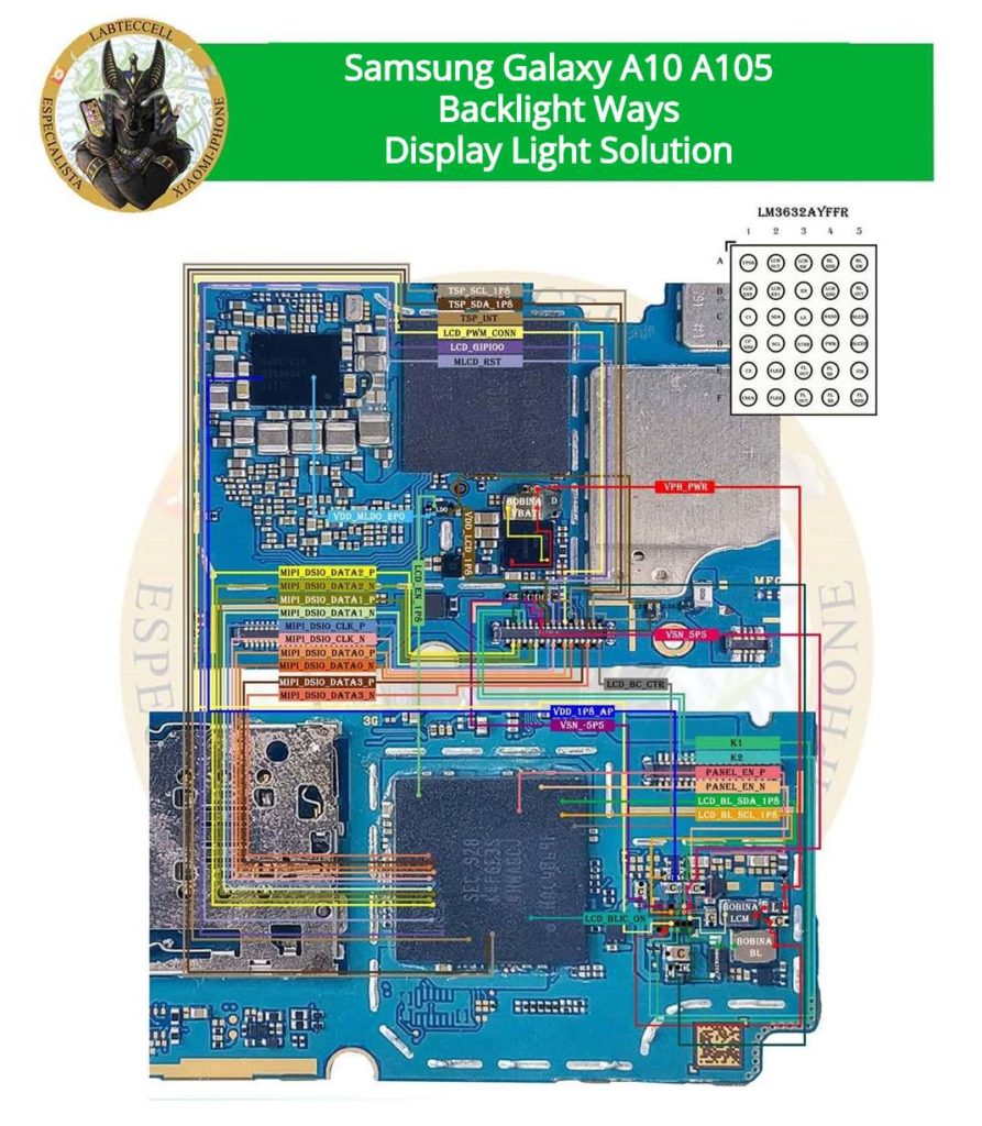 Samsung a105f схема brd