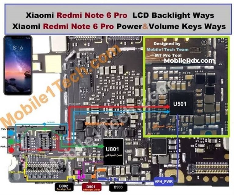 mi note 6 pro power key jumper