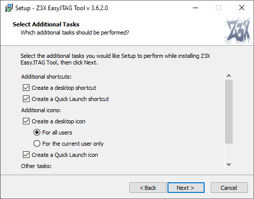 EasyJtag Install 4