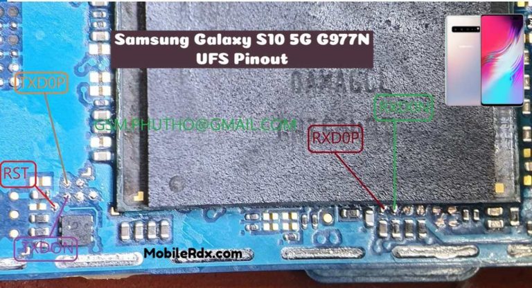 Samsung Galaxy S G Ufs Isp Pinout To Bypass Frp User Lock