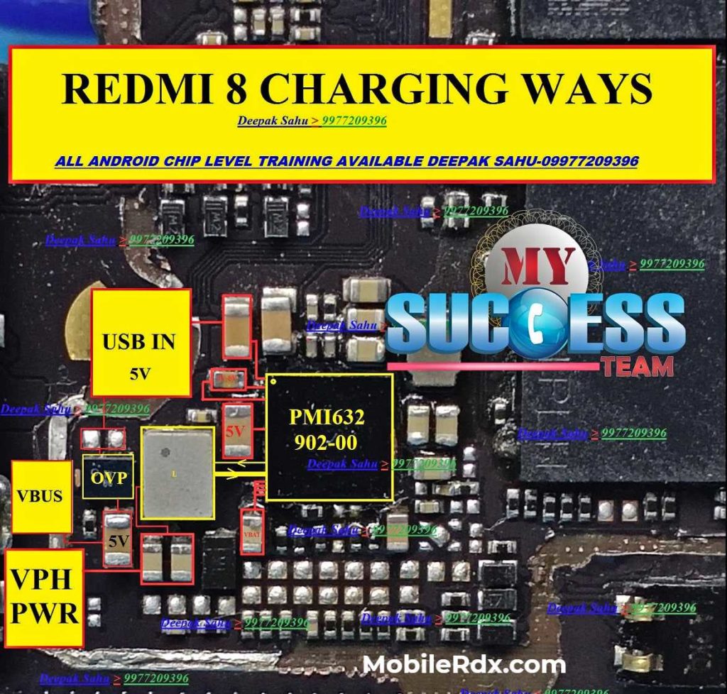 redmi 8 charging ic ways