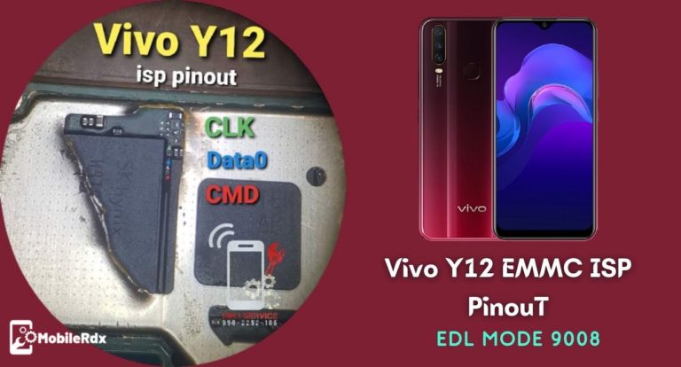 Vivo Y12 EMMC ISP Pinout | Test Point | EDL Mode 9008