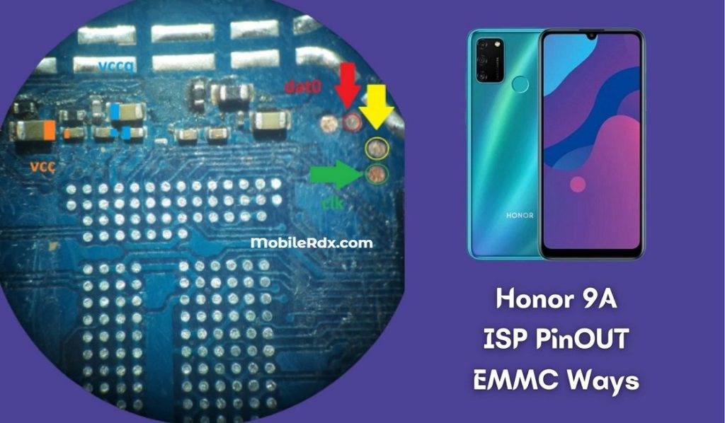 Honor A Isp Pinout To Remove Pattern Frp Lock Emmc Repair