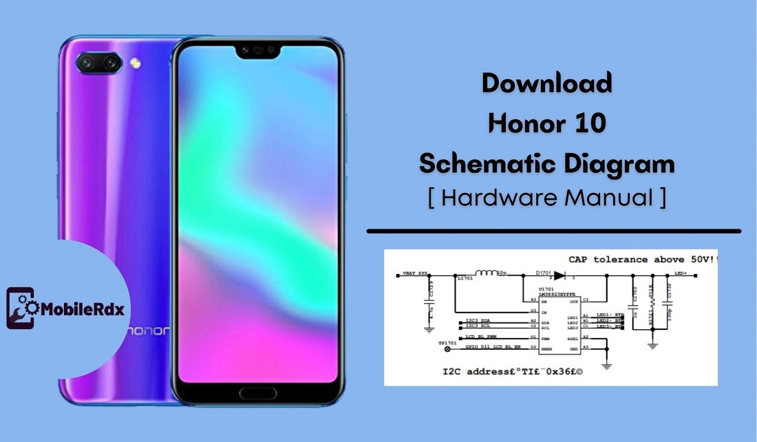 Honor 10 lite схема