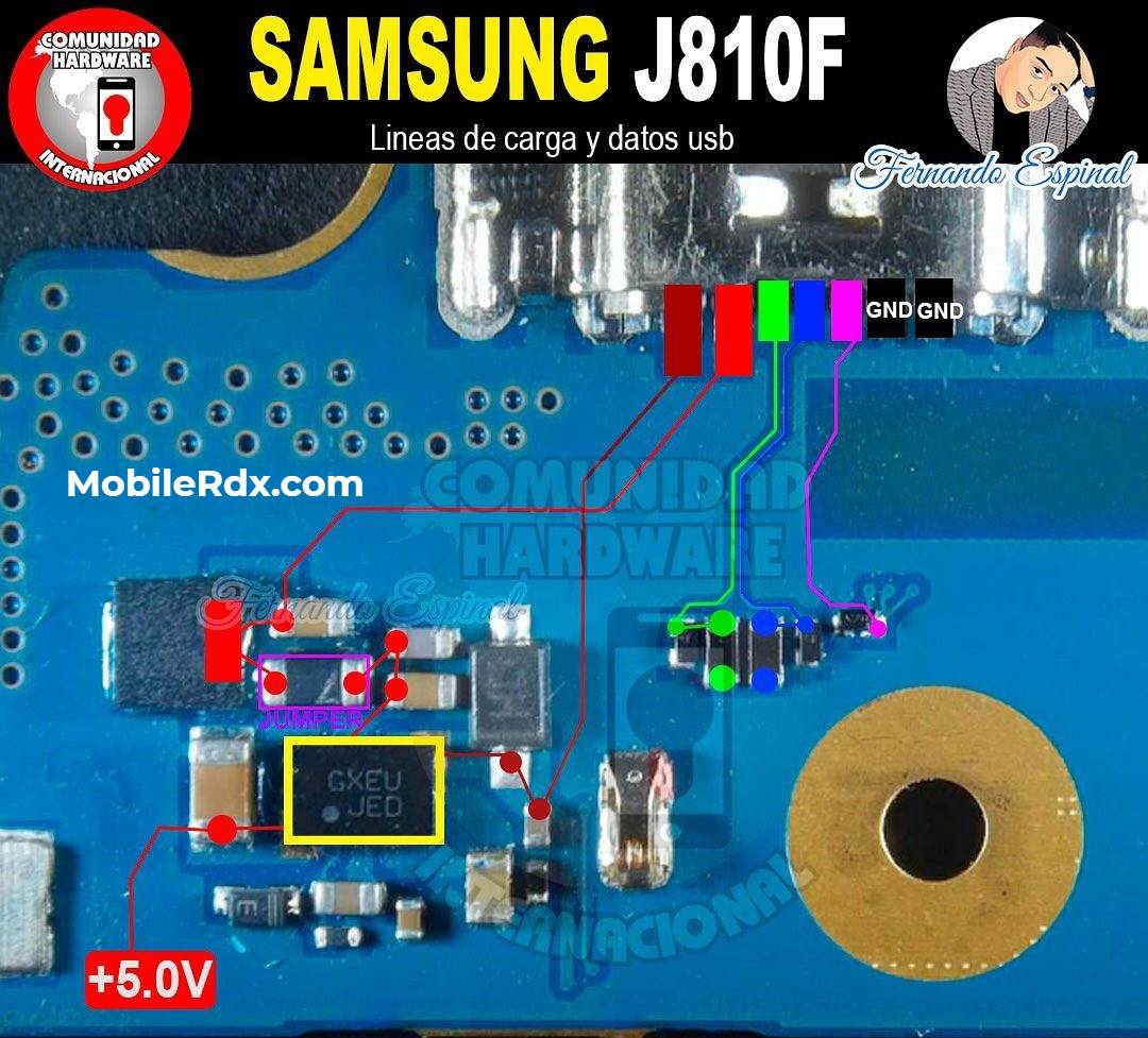 Repair Samsung Galaxy J8 J810f Charging Problem Usb Ways