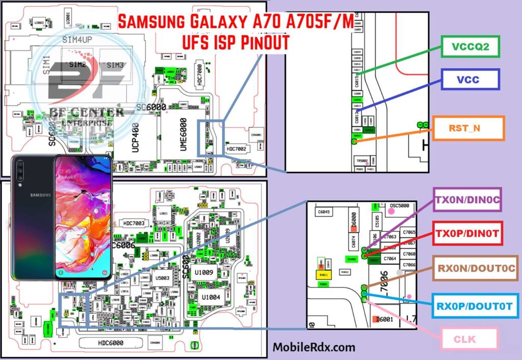 samsung a70 motherboard