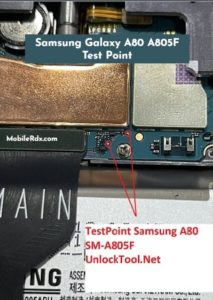 Samsung Galaxy A80 A805f Ufs Isp Pinout Test Point - Otosection