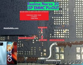 Samsung A50 A505F UFS ISP Pinout to ByPass FRP User Lock