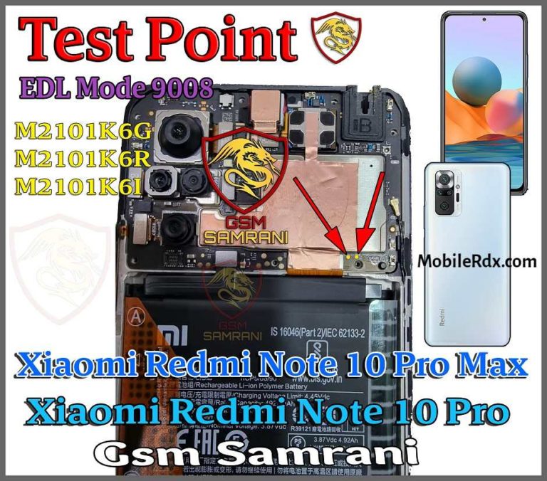 Redmi Note 10 Pro Max Test Point For Edl 9008 Mode Reboot Into Edl Mode 6042