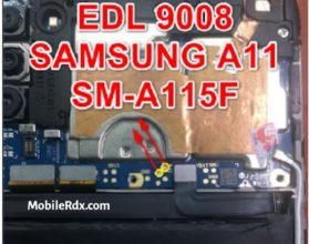 Samsung Galaxy A03s SM-A037F Test Point / ISP EMMC PinOUT