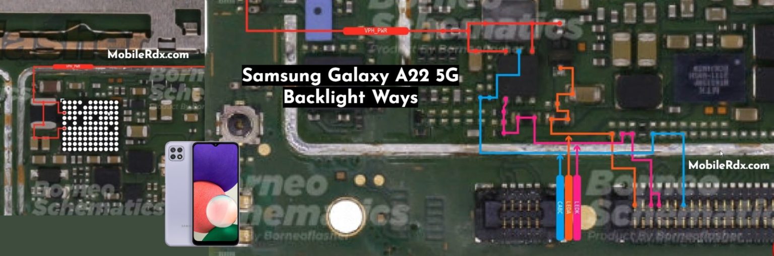 Samsung Galaxy A22 5G Backlight Ways Problem | Display Light Solution