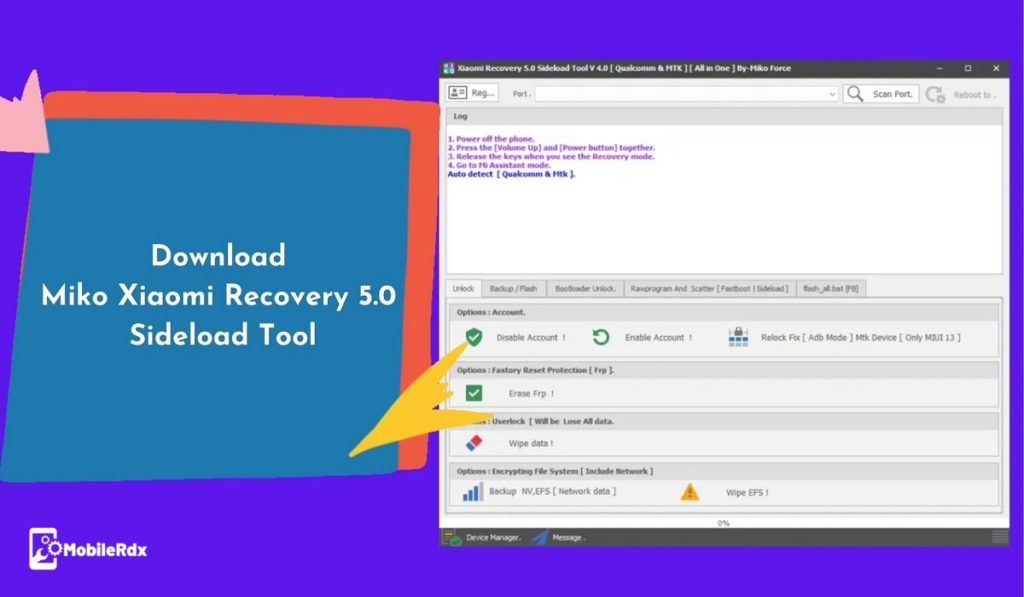 Download Miko Xiaomi Recovery 5.0 Sideload Tool V4.0 [free]