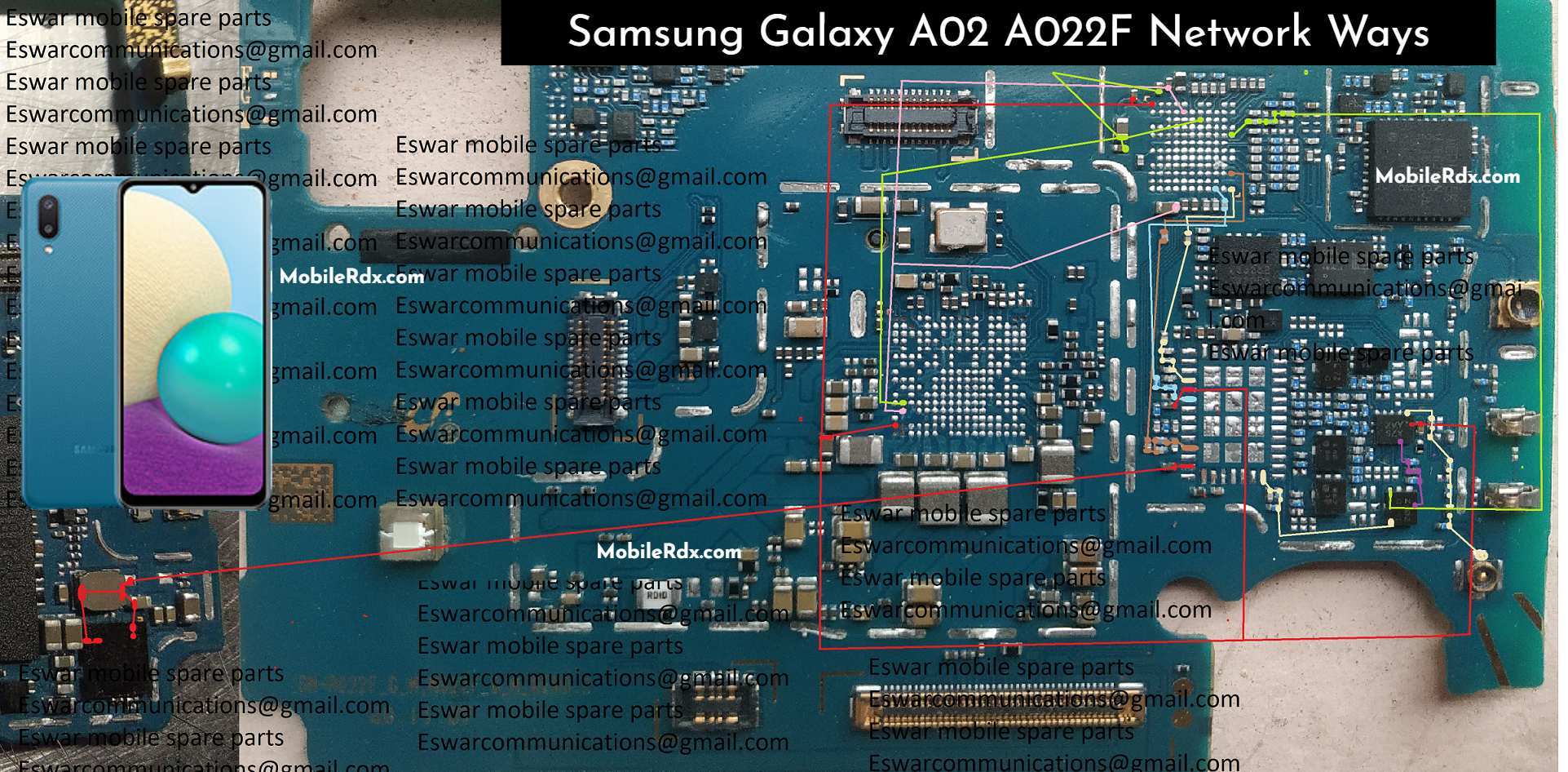 Samsung Galaxy A02 A022F Network Ways   Repair No Signal Or Network Problem 
