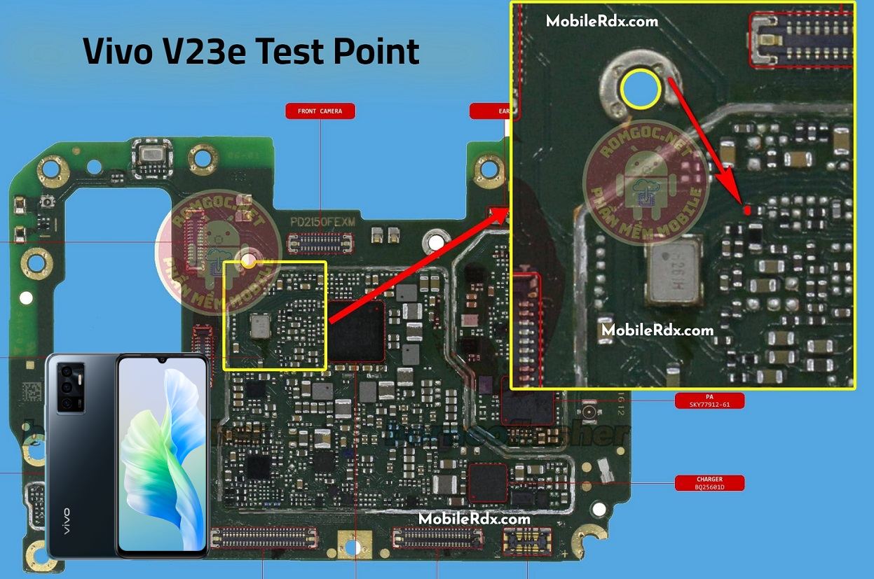 Vivo V21 Edl Test Point #shorts #viral #trending 