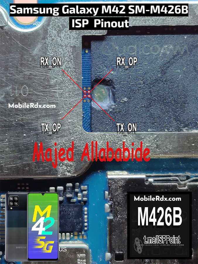 Samsung Galaxy M42 Sm M426b Isp Ufs Pinout Test Point 8871