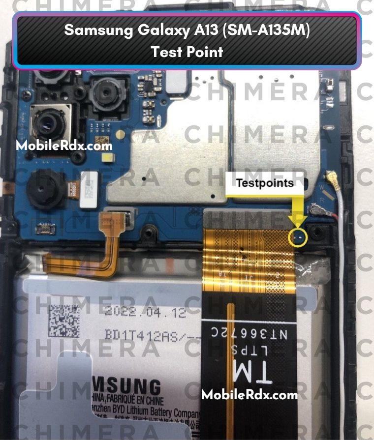 Samsung Galaxy A13 ISP Test Point, Bypass FRP Lock, Clear User Locks