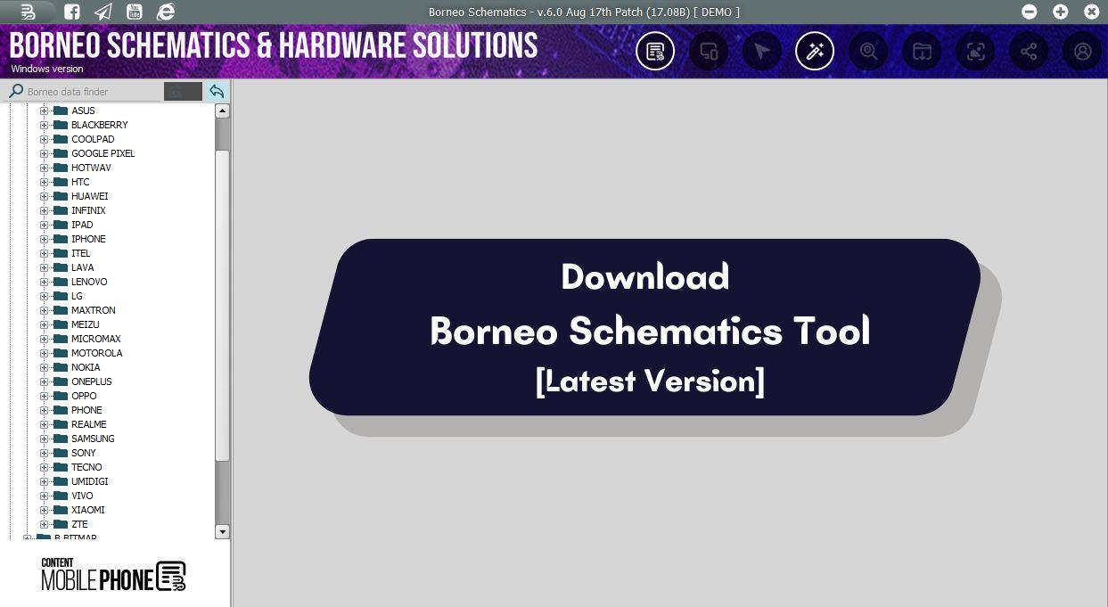 Download Borneo Schematics Tool V7.0 [Latest Version]