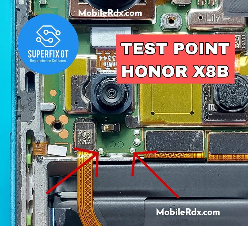 Honor X8b Test Point (EDL Point) EDL Mode 9008