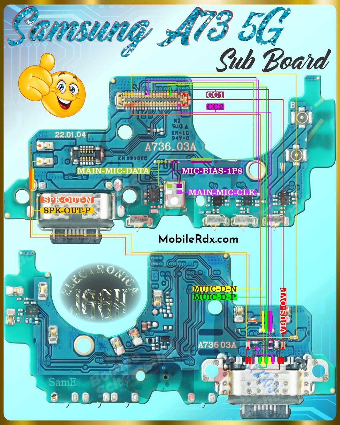 Samsung A73 5G (SM-A736B) Charging Ways | Repair Charging Problem